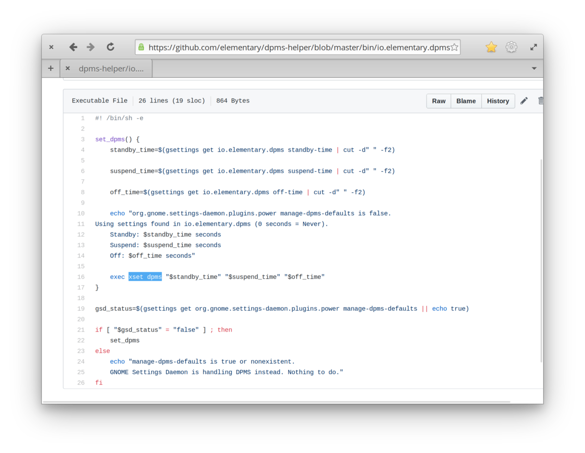 execute xset dpms execute xset dpms